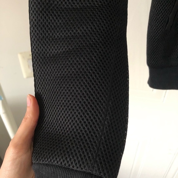 MAJE Elyana Mesh Black Bomber Jacket - Picture 13 of 14